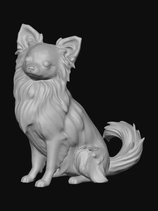 3D model for Snowy Pup