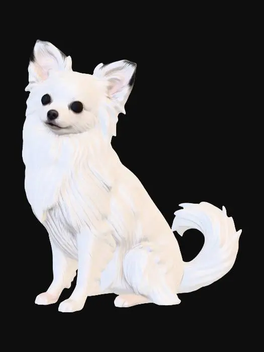 3D model for Snowy Pup