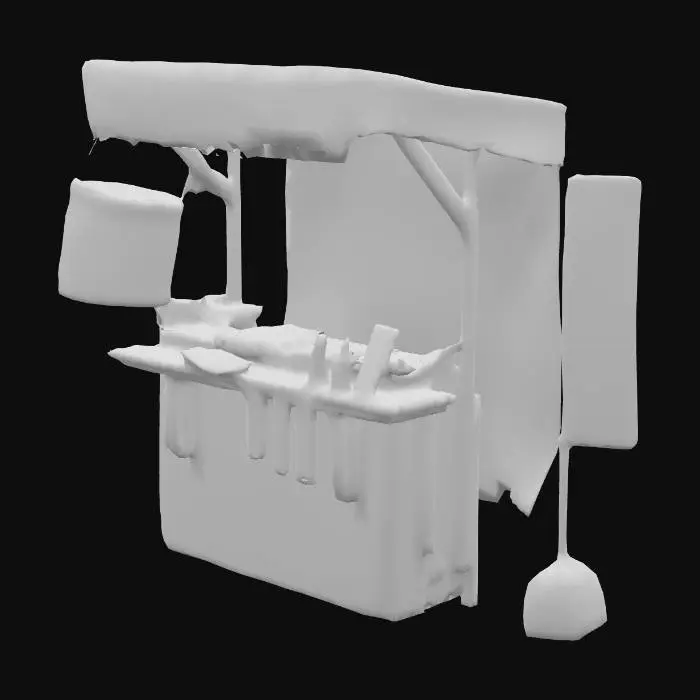 3D model for Takoyaki Stand Model
