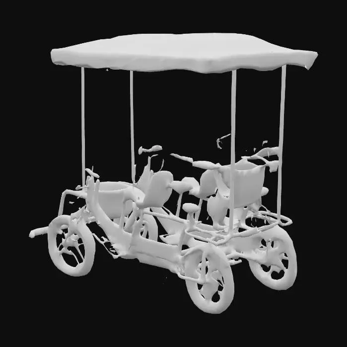 3D model for Multiperson Tandem Bike, #PBR#
