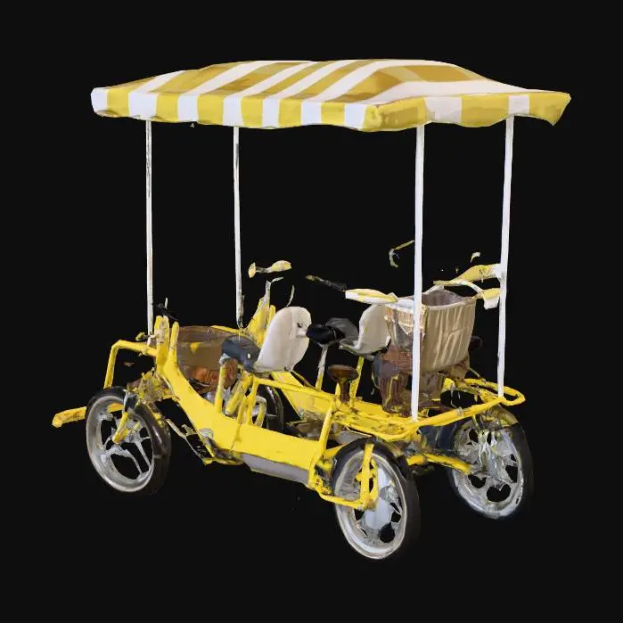 3D model for Multiperson Tandem Bike, #PBR#
