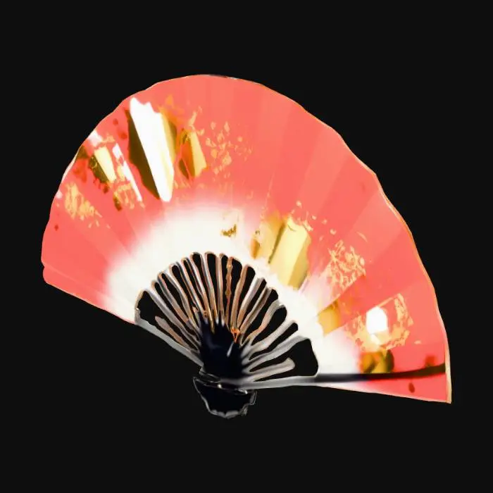 3D model for Elegant Japanese Fan
