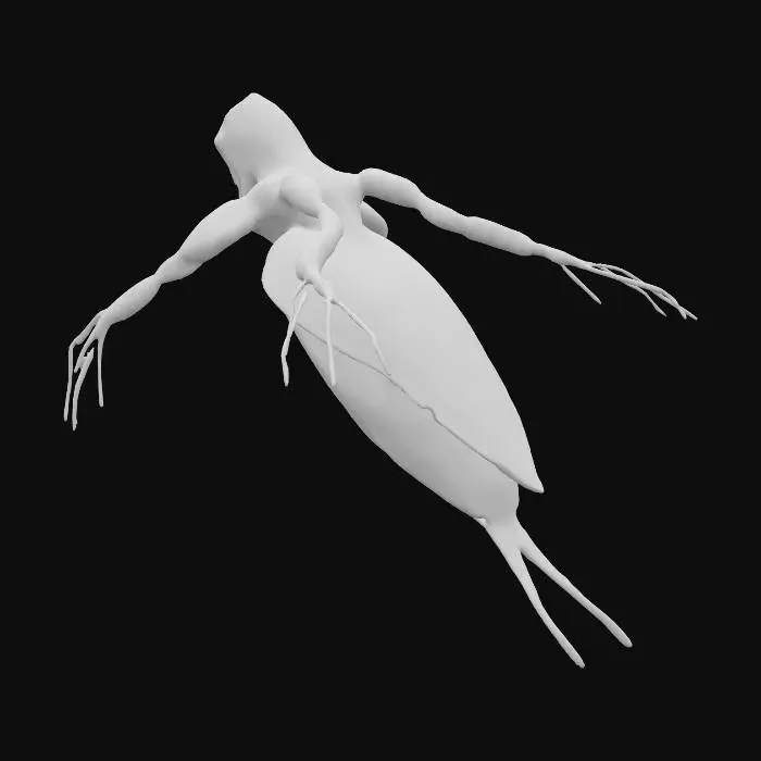 3D model for Bioluminescent Microbe