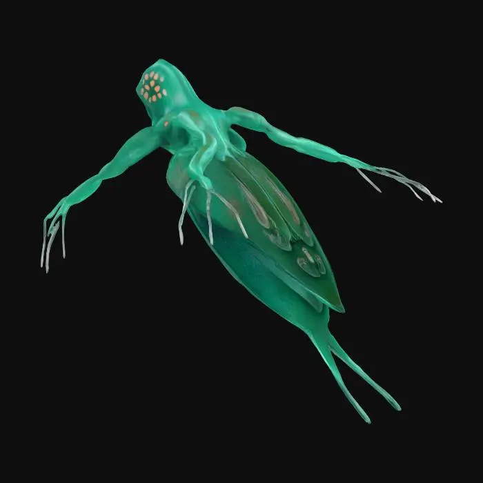 3D model for Bioluminescent Microbe