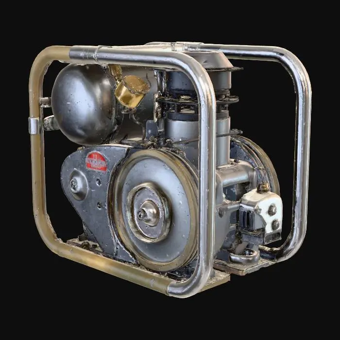 3D model for Portable Engine Exhibit