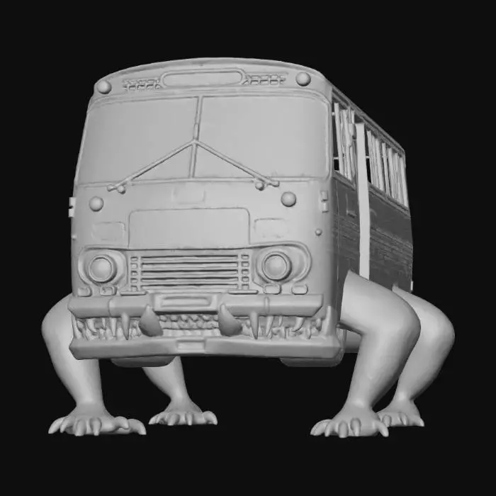 3D model for Monster Bus,