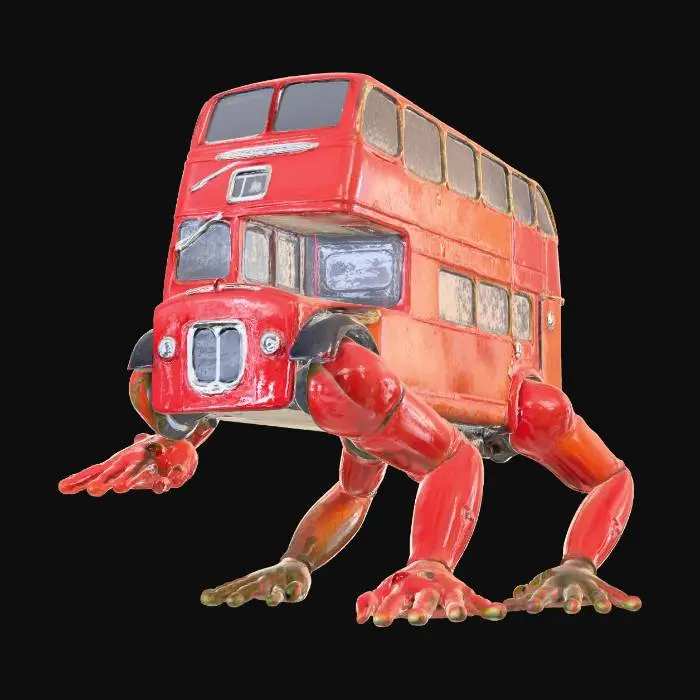 3D model for Frog Bus Blaze