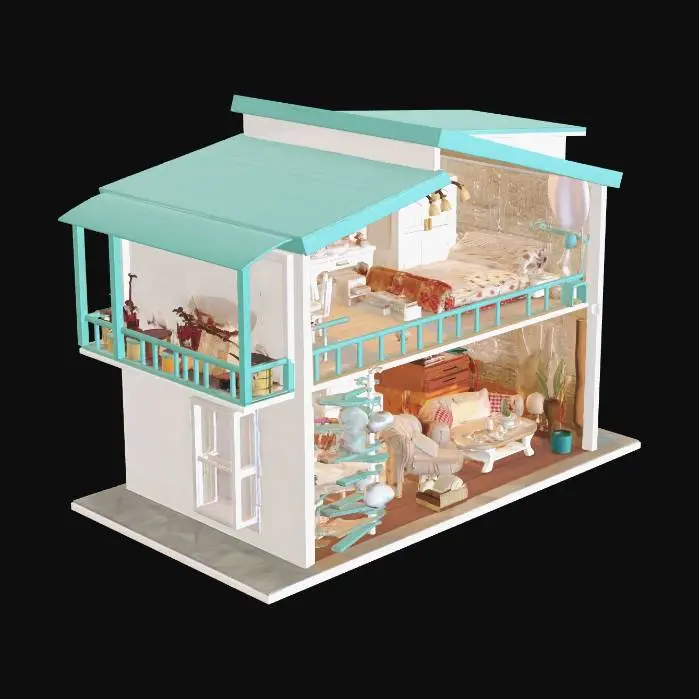 3D model for Pastel Dream Dollhouse