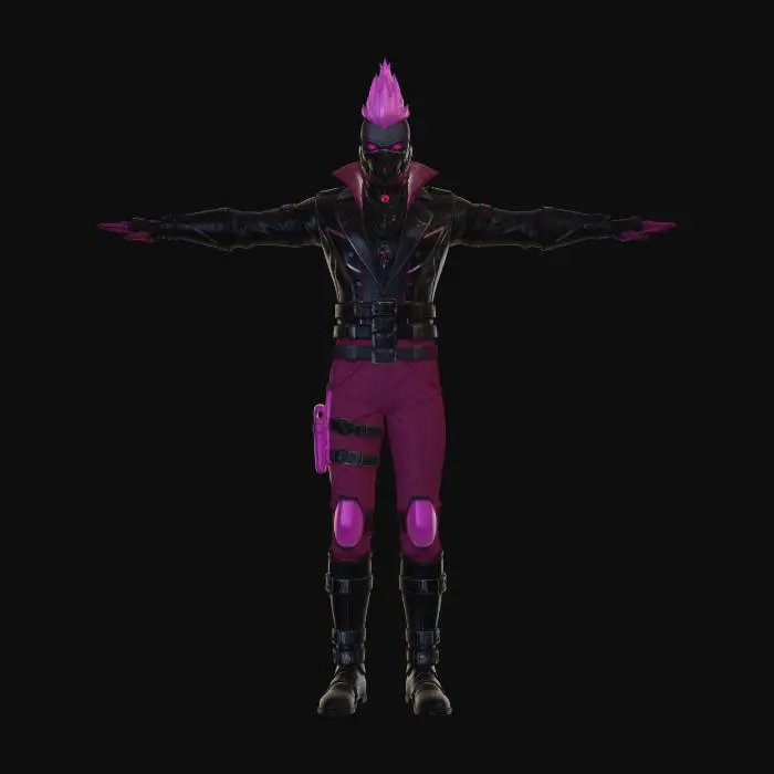 3D model for Neon Sovereign