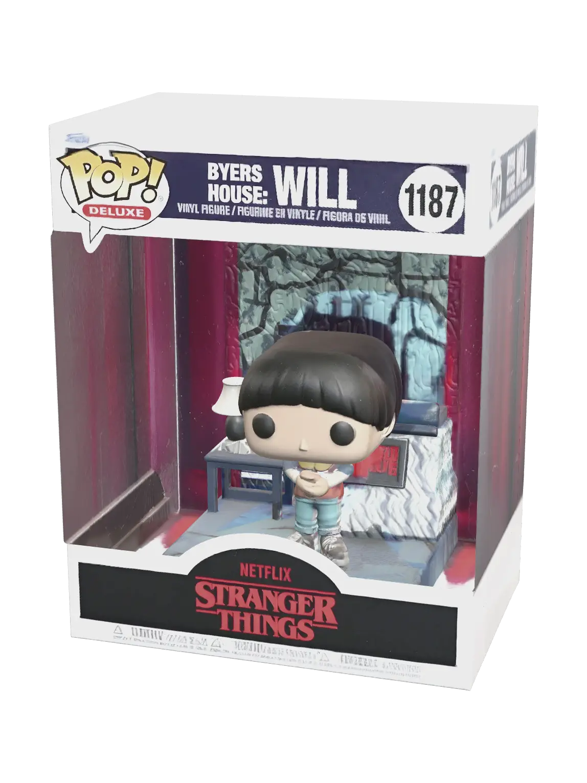 Low-Poly Will Byers House - Demogorgon 3D model, vytvořený pomocí AI