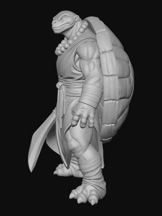 3D model for Crimson Shell Samurai