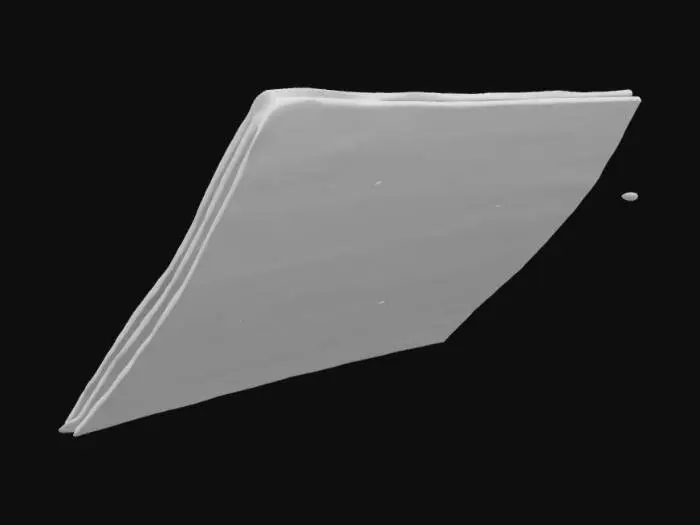 3D model for low poly newspaper