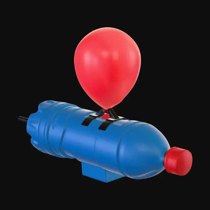 3D model for DIY Mini-Submarine Isometric 3D Render