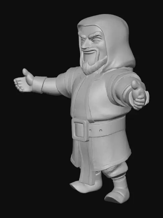 3D model for Wizard Clash