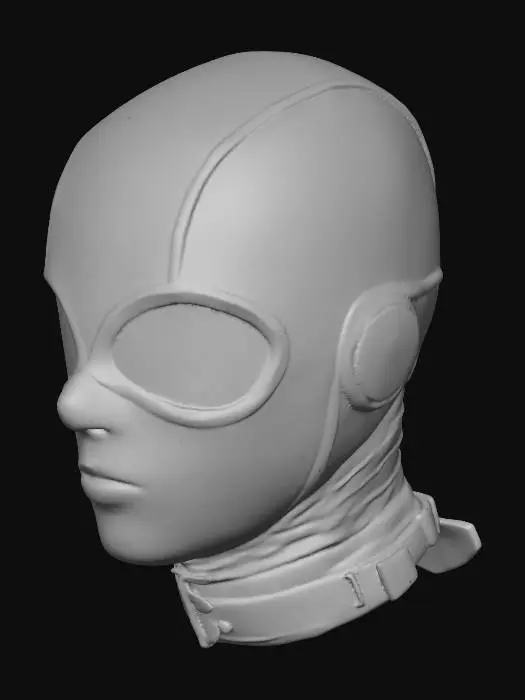 3D model for Aviator's Leather Mask