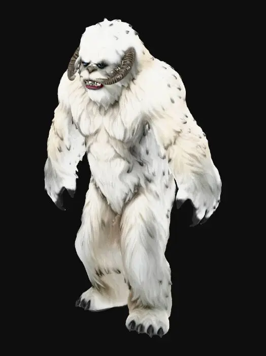 3D model for Meshy_AI_Star_wars_Wampa