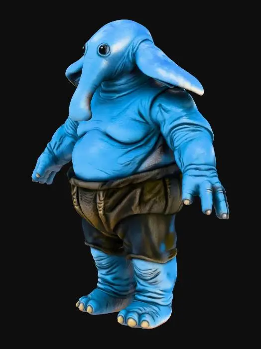 3D model for Blue Trunked Wanderer