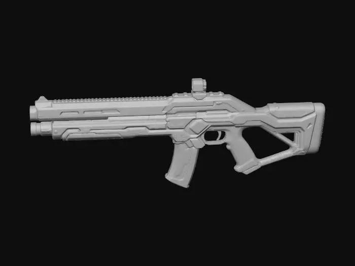 3D model for Futuristic Blaster