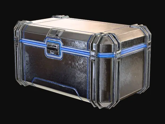 3D model for Futuristic Storage Box