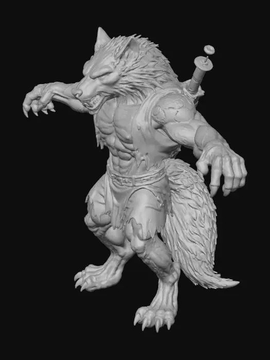 3D model for Lycanthrope_Warrior_1203232935_generate