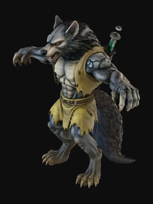 3D model for Lycanthrope_Warrior_1203232935_generate