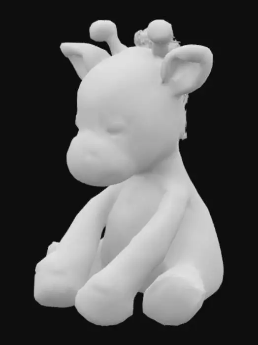 3D model for make a stuffed firaffe animal for children

