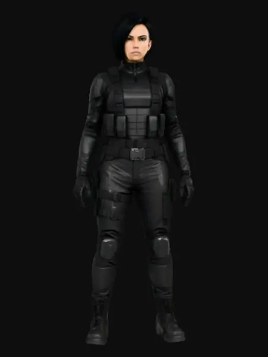 3D model for Agent in Black