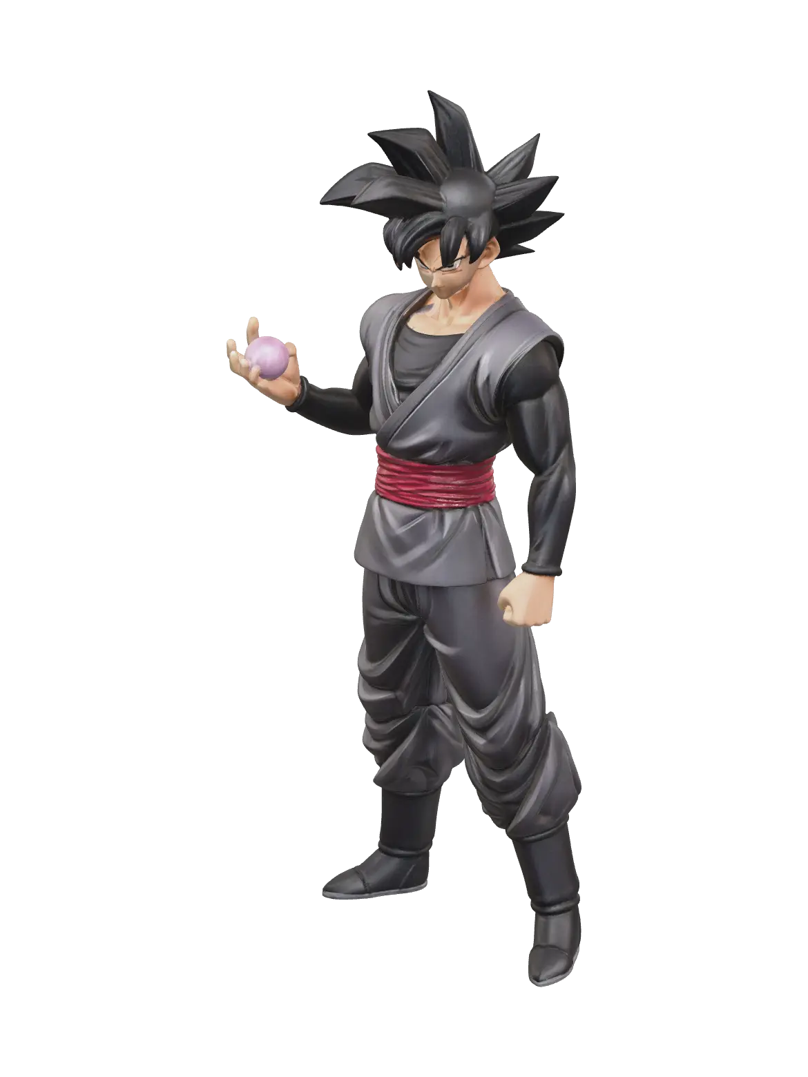 Stylized Goku Black Fortnite 3D model, vytvořený pomocí AI