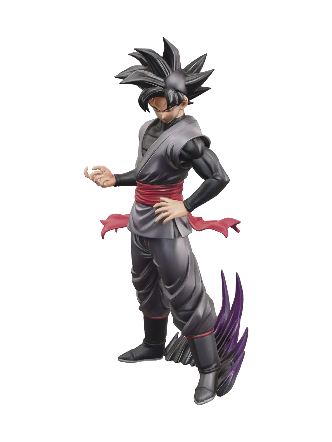 Realistic Goku Black Fortnite 3D model, vytvořený pomocí AI