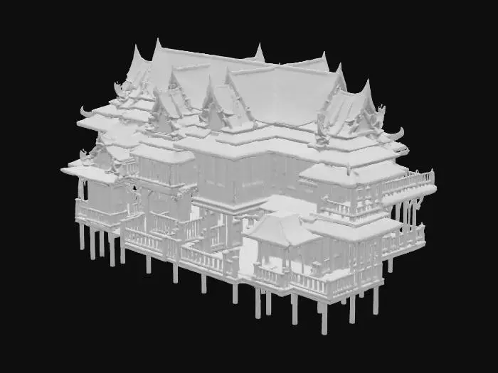 3D model for Serene Riverside Retreat