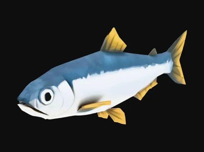 3D model for Low Poly Fish