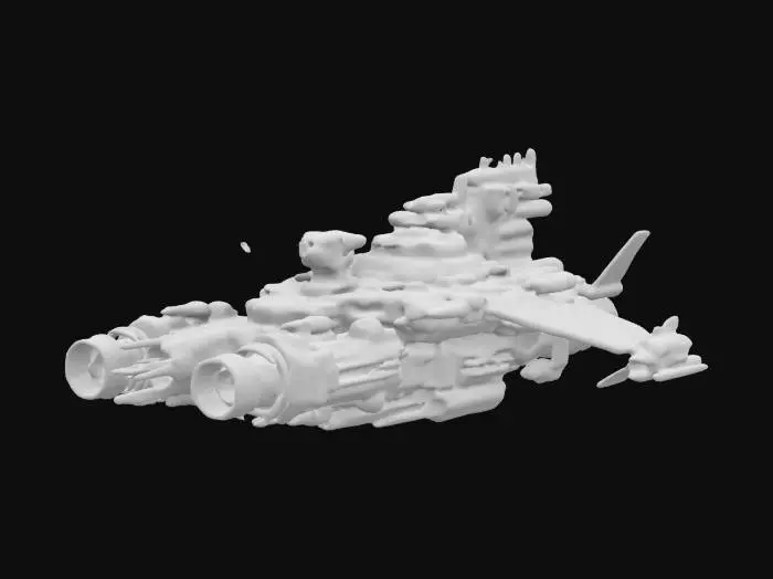 3D model for Imagine a steampunk battle ship, It flies with jet propulsion. With visible mechanic components and LED Lights and electronic circuits. Sharp edges, Clean geometry, Sci-fi, HDR, High quality, Well defined textures, Well defined geometries.
#ChronoForgeWeapon#