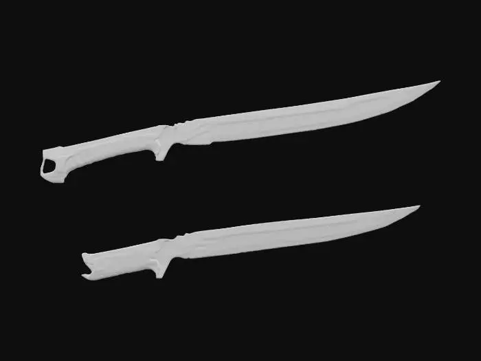 3D model for Neon Blades, #ChronoForgeWeapon#
