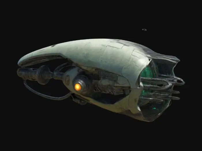 3D model for Imagine a biological weapon made by an alien civilization of a distant future. Clean geometries, Clean texture, Sharp edges, Clean mesh, Quad, High quality, HDR, Sci-fi, Technology, Hi-tech, #ChronoForgeWeapon#