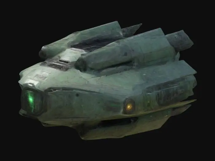 3D model for Imagine a biological weapon made by an alien civilization of a distant future. Clean geometries, Clean texture, Sharp edges, Clean mesh, Quad, High quality, HDR, Sci-fi, Technology, Hi-tech, #ChronoForgeWeapon#