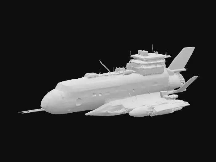 3D model for Rusty Space Vessel