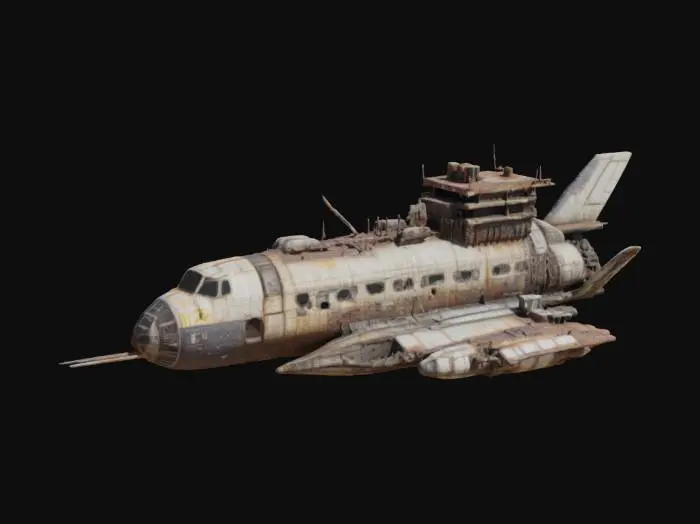 3D model for Rusty Space Vessel