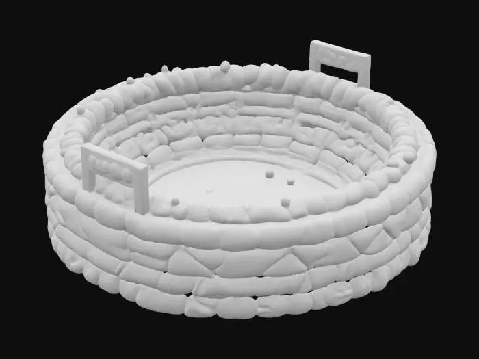 3D model for [Brazil]. The Maracanã Soccer Stadium made out of play dough, #AroundTheWorld#