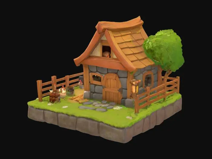 3D model for Chicken Coop
