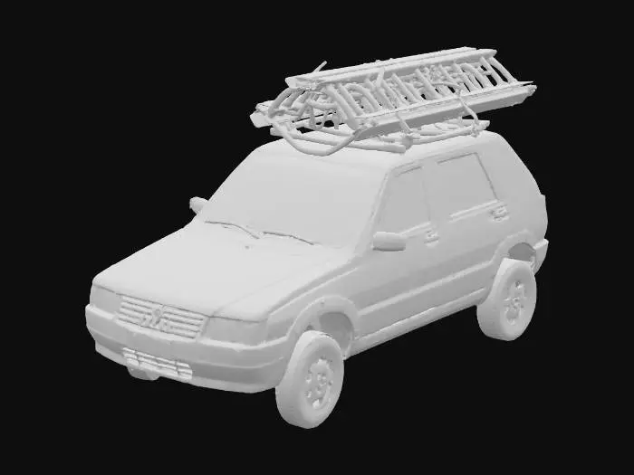 3D model for Fiat UNO with Ladder