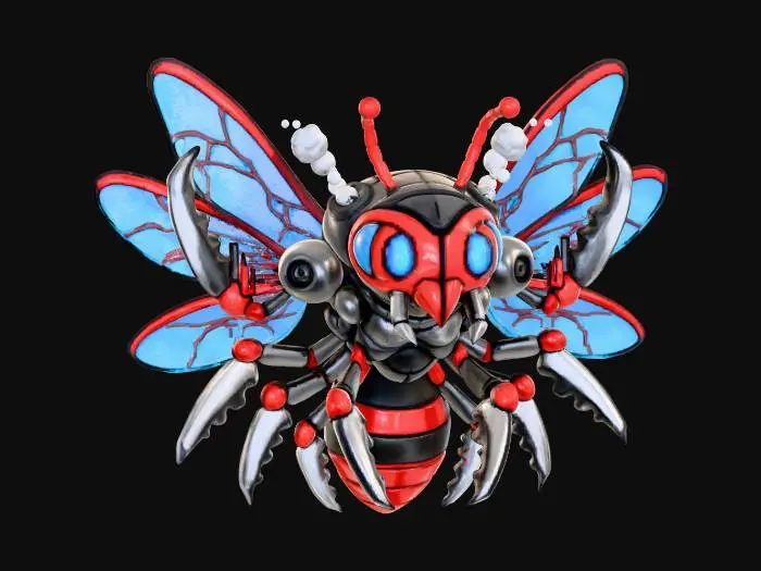 3D model for Cybernetic Waspbot