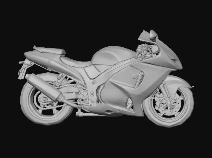 3D model for Suzuki Hayabusa 1300R; Hiper realistic; High definition textures; Highest quality; UHD;