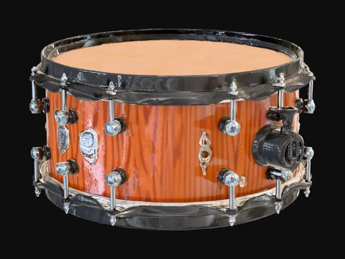 3D model for Ultra realistic snare drum; Detailed meshes; Real life proportions; Perfect geometry; UHD texture; Ensure the highest quality;
