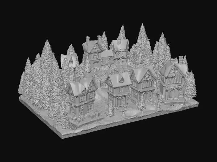 3D model for #Christmas2025# village