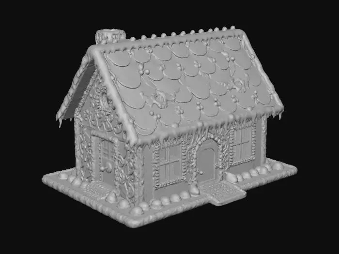 3D model for #Christmas2025# ginger house 04