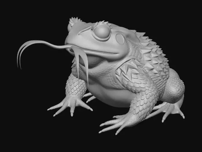 3D model for Dragon Toad