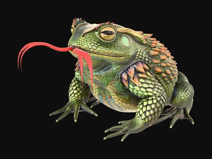 3D model for Dragon Toad