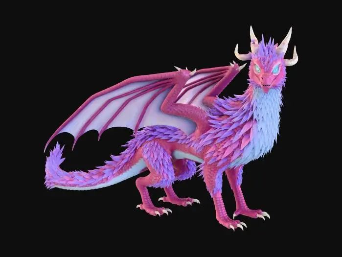 3D model for Mystic Dragon