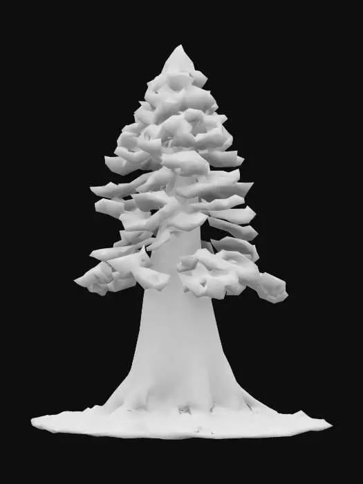 3D model for Hyperion: Tallest Tree in the World. Higly detailed, HDR.