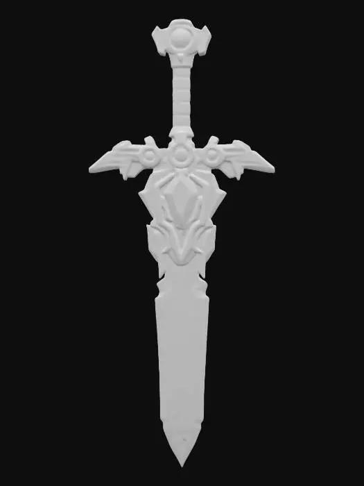 3D model for sapphire sword of the gods